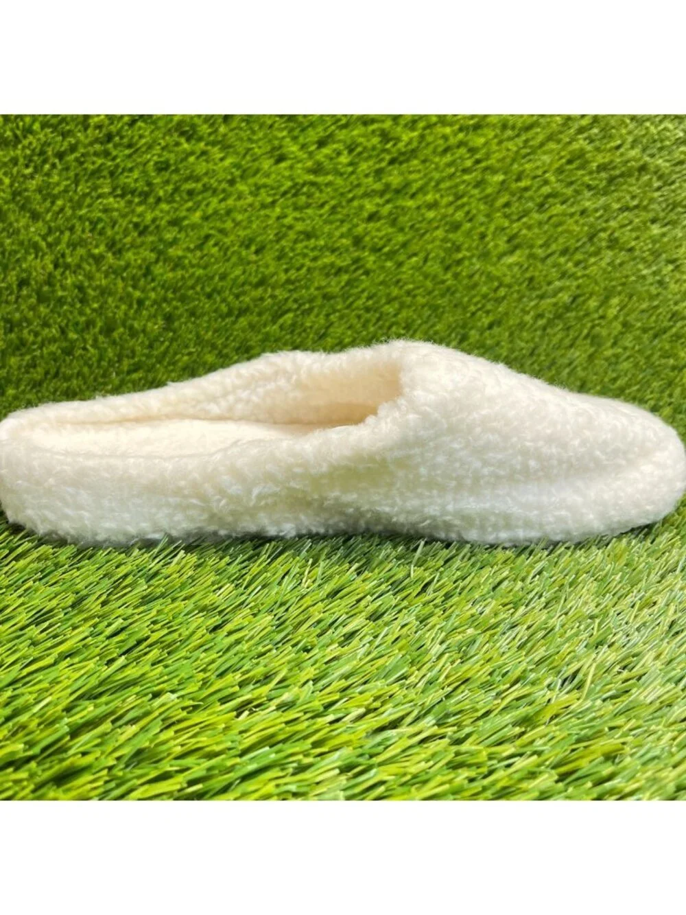 Allbirds Wool Slipper Fluff Mens Size 10 Cream Casual Comfort Slip On Shoes